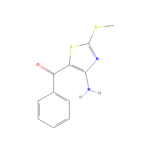 (4-amino-2-methylsulfanyl-1,3-thiazol-5-yl)-phenylmethanone (CAS: 39736-27-1) - Related Chemical Product