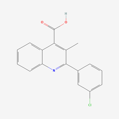 2-(3-chlorophenyl)-3-methylquinoline-4-carboxylic acid (CAS: 350997-46-5) - Related Chemical Product
