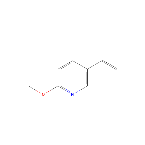 5-ethenyl-2-methoxypyridine (CAS: 24674-39-3) - Chemical Structure and Molecular Formula 