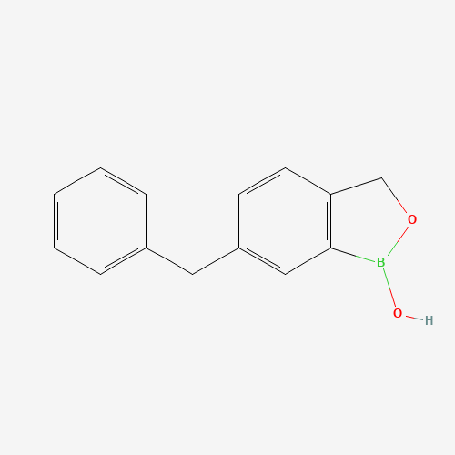 6-benzyl-1-hydroxy-3H-2,1-benzoxaborole (CAS: 947163-12-4) - Chemical Structure and Molecular Formula 