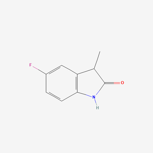 5-fluoro-3-methyl-1,3-dihydroindol-2-one (CAS: 1035805-54-9) - Chemical Structure and Molecular Formula 