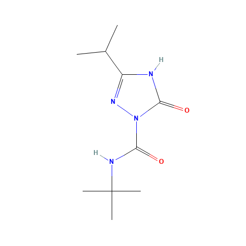 N-tert-butyl-3-oxo-5-propan-2-yl-1H-1,2,4-triazole-2-carboxamide (CAS: 889062-05-9) - Related Chemical Product