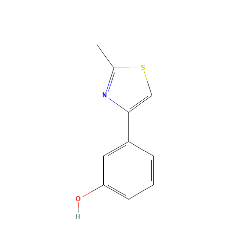 3-(2-methyl-1,3-thiazol-4-yl)phenol (CAS: 163299-00-1) - Related Chemical Product