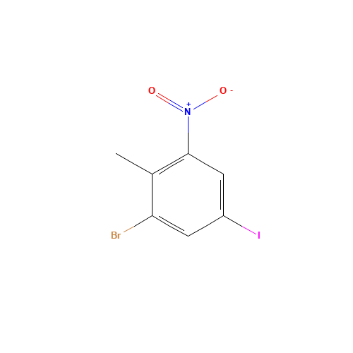 1-bromo-5-iodo-2-methyl-3-nitrobenzene (CAS: 850334-25-7) - Related Chemical Product