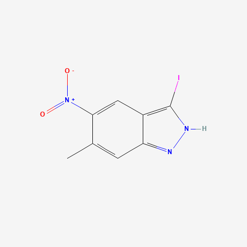 3-iodo-6-methyl-5-nitro-2H-indazole (CAS: 1000343-55-4) - Related Chemical Product