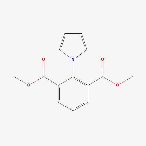 dimethyl 2-pyrrol-1-ylbenzene-1,3-dicarboxylate (CAS: 89207-99-8) - Chemical Structure and Molecular Formula 