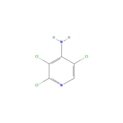 2,3,5-trichloropyridin-4-amine (CAS: 28443-69-8) - Chemical Structure and Molecular Formula 