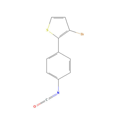 3-bromo-2-(4-isocyanatophenyl)thiophene (CAS: 941716-97-8) - Related Chemical Product