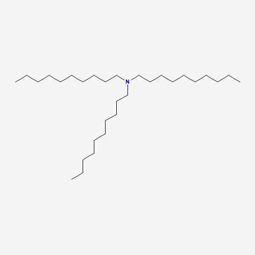 N,N-didecyldecan-1-amine (CAS: 1070-01-5) - Chemical Structure and Molecular Formula 