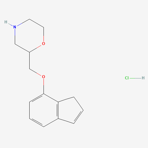 2-(3H-inden-4-yloxymethyl)morpholine;hydrochloride (CAS: 65043-22-3) - Related Chemical Product