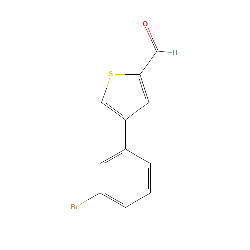 4-(3-bromophenyl)thiophene-2-carbaldehyde (CAS: 145493-83-0) - Related Chemical Product