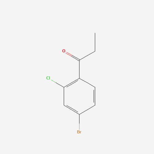 1-(4-bromo-2-chlorophenyl)propan-1-one (CAS: 166525-97-9) - Related Chemical Product