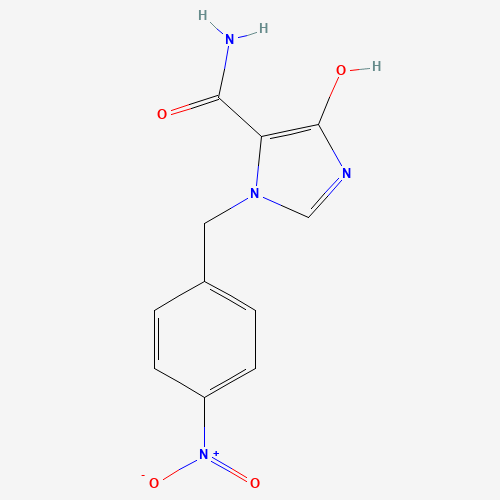 5-hydroxy-3-[(4-nitrophenyl)methyl]imidazole-4-carboxamide (CAS: 82439-87-0) - Related Chemical Product