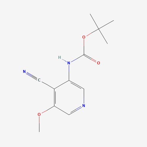 tert-butyl N-(4-cyano-5-methoxypyridin-3-yl)carbamate (CAS: 1045858-19-2) - Related Chemical Product