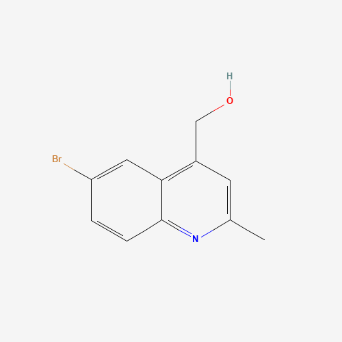 (6-bromo-2-methylquinolin-4-yl)methanol (CAS: 885279-63-0) - Chemical Structure and Molecular Formula 