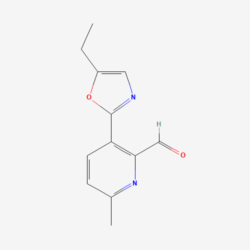 3-(5-ethyl-1,3-oxazol-2-yl)-6-methylpyridine-2-carbaldehyde (CAS: 1228430-78-1) - Related Chemical Product