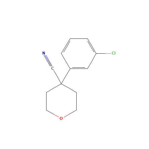 4-(3-chlorophenyl)oxane-4-carbonitrile (CAS: 473706-22-8) - Related Chemical Product