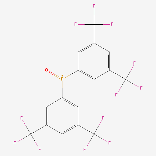 bis[3,5-bis(trifluoromethyl)phenyl]-oxophosphanium (CAS: 15979-14-3) - Chemical Structure and Molecular Formula 