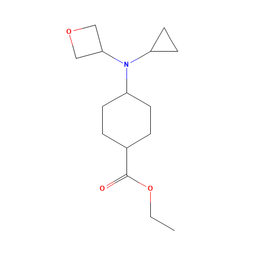 ethyl 4-[cyclopropyl(oxetan-3-yl)amino]cyclohexane-1-carboxylate (CAS: 1257050-24-0) - Related Chemical Product