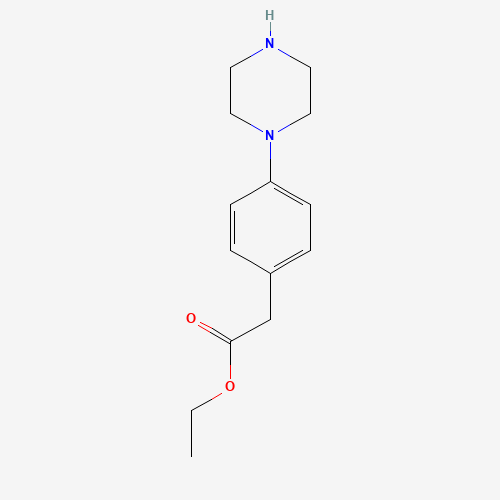 ethyl 2-(4-piperazin-1-ylphenyl)acetate (CAS: 86621-98-9) - Related Chemical Product