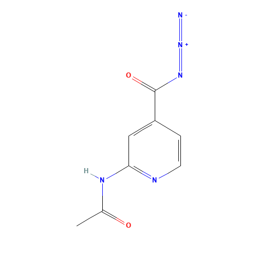 2-acetamidopyridine-4-carbonyl azide (CAS: 179554-64-4) - Related Chemical Product