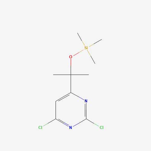 2-(2,6-dichloropyrimidin-4-yl)propan-2-yloxy-trimethylsilane (CAS: 1329672-59-4) - Related Chemical Product