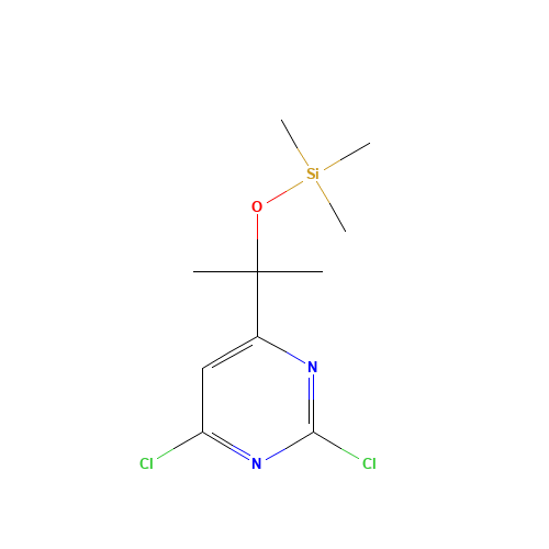2-(2,6-dichloropyrimidin-4-yl)propan-2-yloxy-trimethylsilane (CAS: 1329672-59-4) - Related Chemical Product