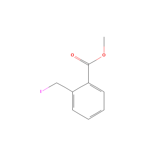 methyl 2-(iodomethyl)benzoate (CAS: 133772-18-6) - Chemical Structure and Molecular Formula 