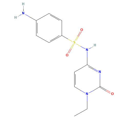 4-amino-N-(1-ethyl-2-oxopyrimidin-4-yl)benzenesulfonamide (CAS: 17784-12-2) - Related Chemical Product