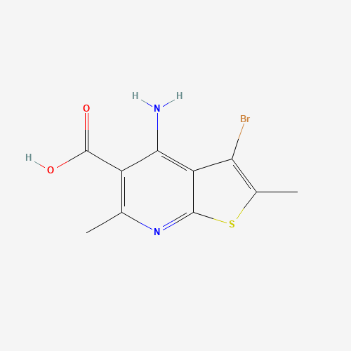 4-amino-3-bromo-2,6-dimethylthieno[2,3-b]pyridine-5-carboxylic acid (CAS: 1312594-12-9) - Related Chemical Product