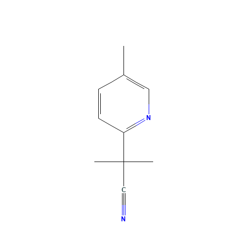 2-methyl-2-(5-methylpyridin-2-yl)propanenitrile (CAS: 929021-97-6) - Related Chemical Product