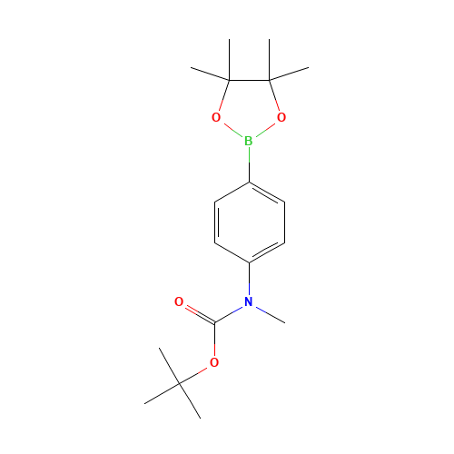 tert-butyl N-methyl-N-[4-(4,4,5,5-tetramethyl-1,3,2-dioxaborolan-2-yl)phenyl]carbamate (CAS: 916587-44-5) - Related Chemical Product