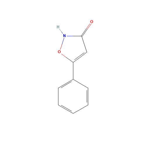 5-phenyl-1,2-oxazol-3-one (CAS: 939-05-9) - Chemical Structure and Molecular Formula 