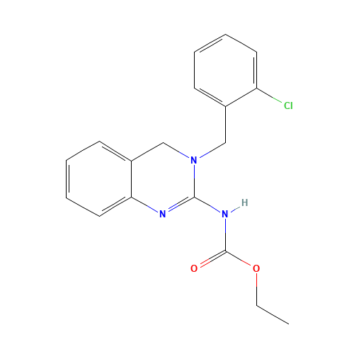 ethyl N-[3-[(2-chlorophenyl)methyl]-4H-quinazolin-2-yl]carbamate (CAS: 75064-17-4) - Related Chemical Product