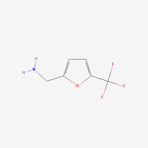 [5-(trifluoromethyl)furan-2-yl]methanamine (CAS: 868755-68-4) - Chemical Structure and Molecular Formula 