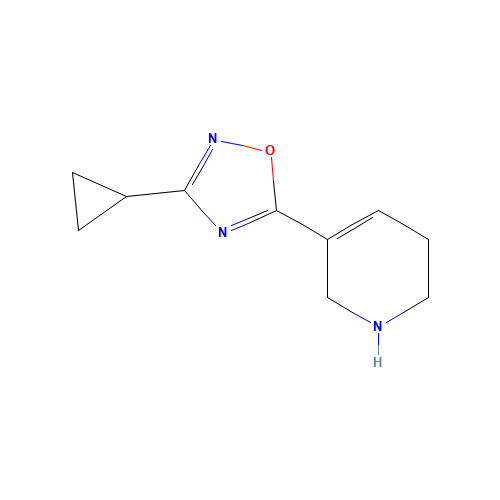 3-cyclopropyl-5-(1,2,3,6-tetrahydropyridin-5-yl)-1,2,4-oxadiazole (CAS: 114904-71-1) - Related Chemical Product