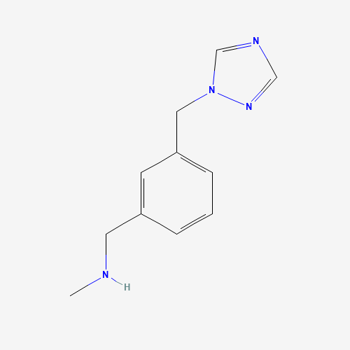 N-methyl-1-[3-(1,2,4-triazol-1-ylmethyl)phenyl]methanamine (CAS: 876316-32-4) - Related Chemical Product
