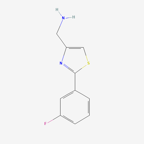 [2-(3-fluorophenyl)-1,3-thiazol-4-yl]methanamine (CAS: 885280-31-9) - Related Chemical Product
