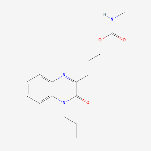 3-(3-oxo-4-propylquinoxalin-2-yl)propyl N-methylcarbamate (CAS: 135779-82-7) - Related Chemical Product