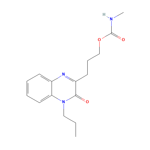 3-(3-oxo-4-propylquinoxalin-2-yl)propyl N-methylcarbamate (CAS: 135779-82-7) - Related Chemical Product