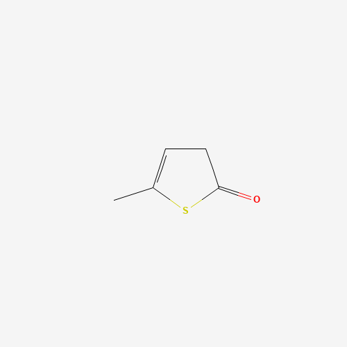 5-methyl-3H-thiophen-2-one (CAS: 930-64-3) - Chemical Structure and Molecular Formula 