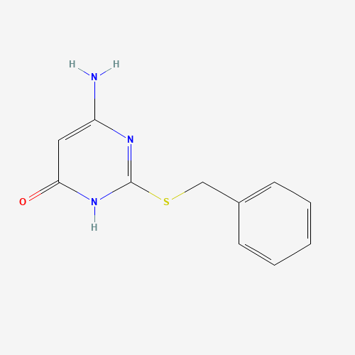 6-amino-2-benzylsulfanyl-1H-pyrimidin-4-one (CAS: 37660-23-4) - Chemical Structure and Molecular Formula 