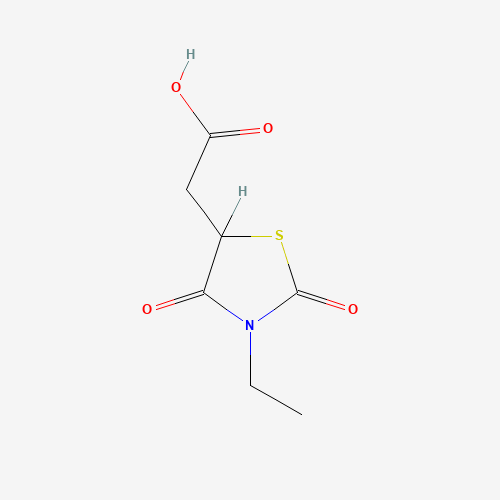 2-(3-ethyl-2,4-dioxo-1,3-thiazolidin-5-yl)acetic acid (CAS: 499199-10-9) - Related Chemical Product