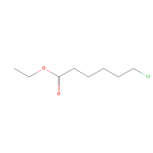 ethyl 6-chlorohexanoate (CAS: 10140-96-2) - Chemical Structure and Molecular Formula 