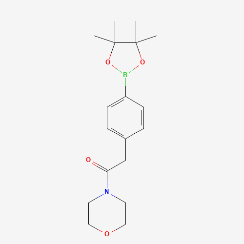 1-morpholin-4-yl-2-[4-(4,4,5,5-tetramethyl-1,3,2-dioxaborolan-2-yl)phenyl]ethanone (CAS: 1092563-23-9) - Related Chemical Product