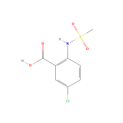 5-chloro-2-(methanesulfonamido)benzoic acid (CAS: 89979-12-4) - Related Chemical Product
