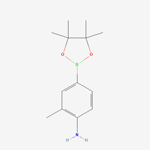 2-methyl-4-(4,4,5,5-tetramethyl-1,3,2-dioxaborolan-2-yl)aniline (CAS: 590418-05-6) - Related Chemical Product
