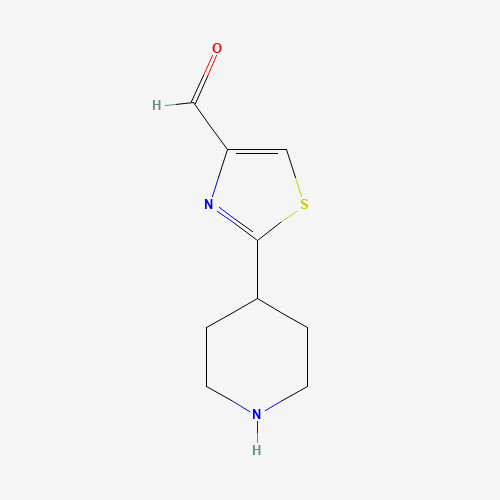 2-piperidin-4-yl-1,3-thiazole-4-carbaldehyde (CAS: 1003639-36-8) - Related Chemical Product