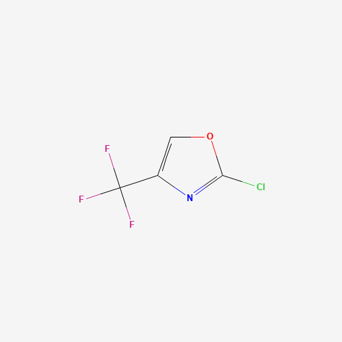2-chloro-4-(trifluoromethyl)-1,3-oxazole (CAS: 1060816-15-0) - Chemical Structure and Molecular Formula 