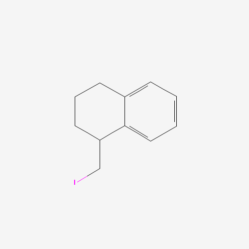 1-(iodomethyl)-1,2,3,4-tetrahydronaphthalene (CAS: 117408-87-4) - Chemical Structure and Molecular Formula 